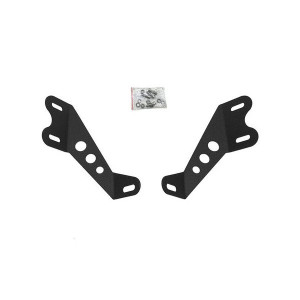 Quake LED, Hood Light Bar Brackets, for 07-18 Jeep Wrangler JK with 20" Light Bar Quake LED, Hood Light Bar Brackets, for 07-18 Jeep Wrangler JK with 20" Light Bar