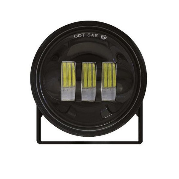 Quake LED, RGB 4" Round LED Spot Light Pod - Single, with Non-Adjustable Mount Quake LED, RGB 4" Round LED Spot Light Pod - Single, with Non-Adjustable Mount