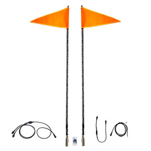 Quake LED, HD RGB Accent Whip Light Kit, 6 Foot - Pair Quake LED, HD RGB Accent Whip Light Kit, 6 Foot - Pair