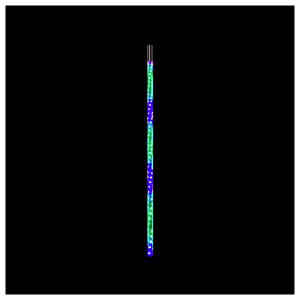Quake LED, RGB CB Antenna with Quad-Lock/Interlock Compatibility, 3 Foot