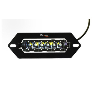Quake LED, 9" Flush Mount LED Light with Mount, for winch fairlead opening