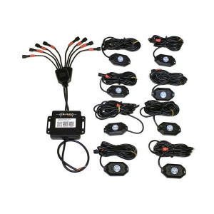 RGB ACCENT ROCK LIGHTS, 8 Pack - With Controller RGB ACCENT ROCK LIGHTS, 8 Pack - With Controller