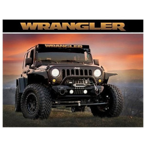 Aerolidz, Wrangler Insert, in Orange for Dual LED Light Bar Silencer