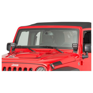 Putco, Luminix 4 x 6" LED Light Kit with A Pillar Mount, for 07-18 Jeep Wrangler JK