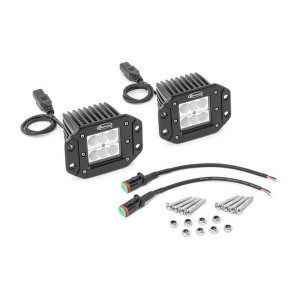 Flush Mount LED Flood Lights, Without Wiring Harness
