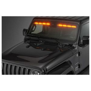 Quadratec, LED Interior Mount 50&rdquo; Stealth Light Bar, 2-Piece for 18-23 Jeep Wrangler JL & Gladiator JT With ACC