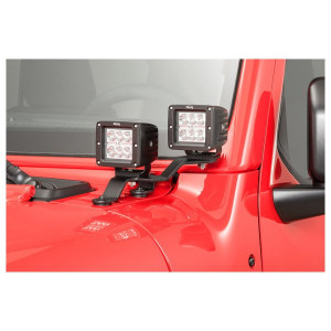 Go Rhino, Windshield Cowl Mount Kit, for 18-23 Jeep Wrangler JL Unlimited & Gladiator JT