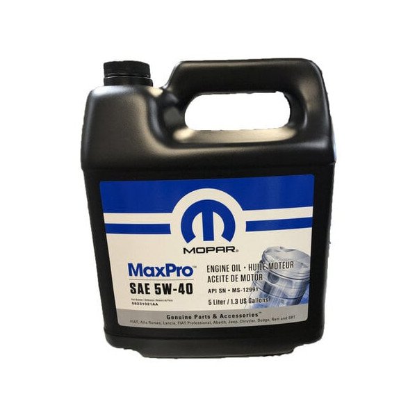 Mopar, 5W40 Engine Oil, For Jeep Vehicles