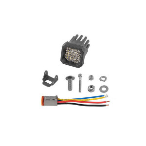 Diode Dynamics, Stage Series C1R White Flood Standard Single LED Pod Light, Universal