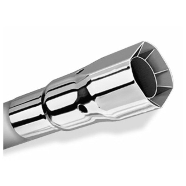 Borla, Single Square Intercooled Polished Tip, Universal Borla - 97603-07