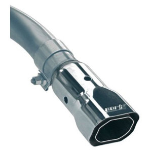 Borla, Single Square Angle-Cut Intercooled Polished Tip, Universal Borla, Single Square Angle-Cut Intercooled Polished Tip, Universal